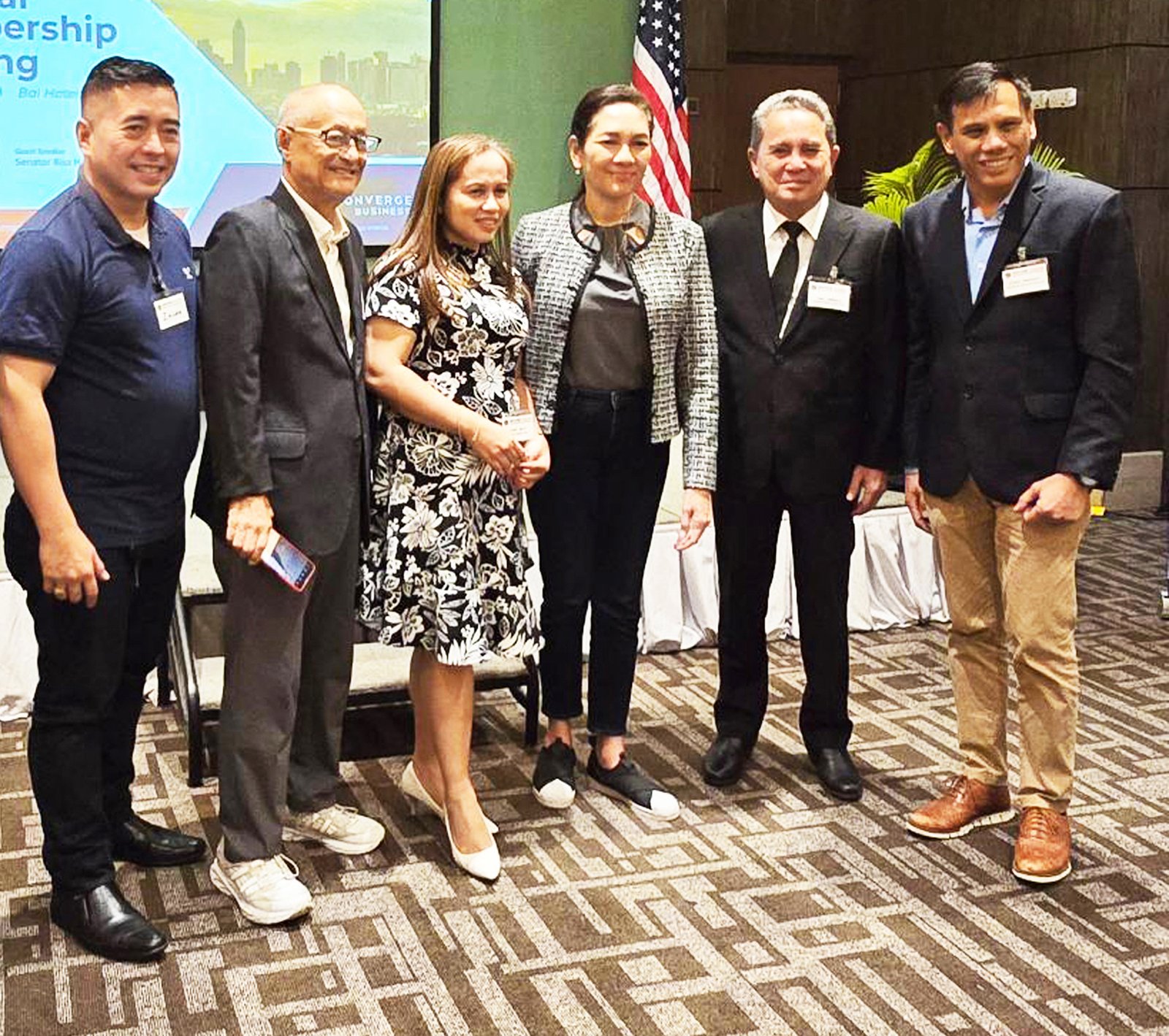 Zaide Zafra,Roger Lim, Jenny Robledo Barte,Senator Riza Hontiveros, Jake Marques and Rodin Mangubat.